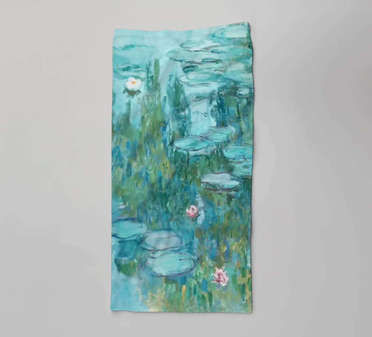 Monet Water Lilies (c. 1915) asciugamano da bagno da apoloprints