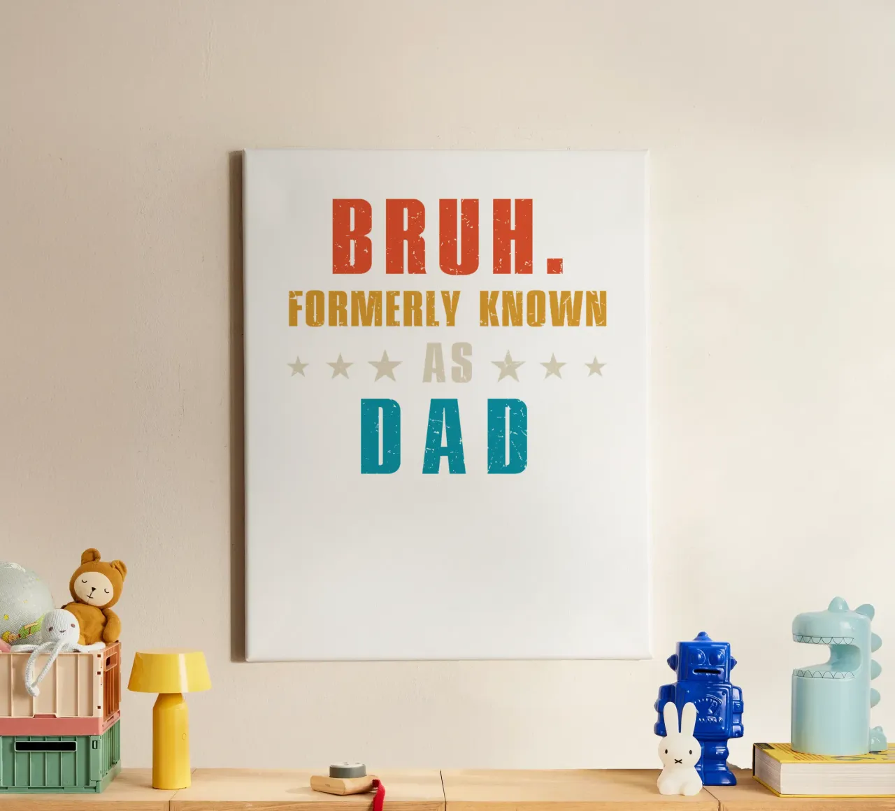 Bruh. Formerly known as Dad Leinwand von edsonramosart