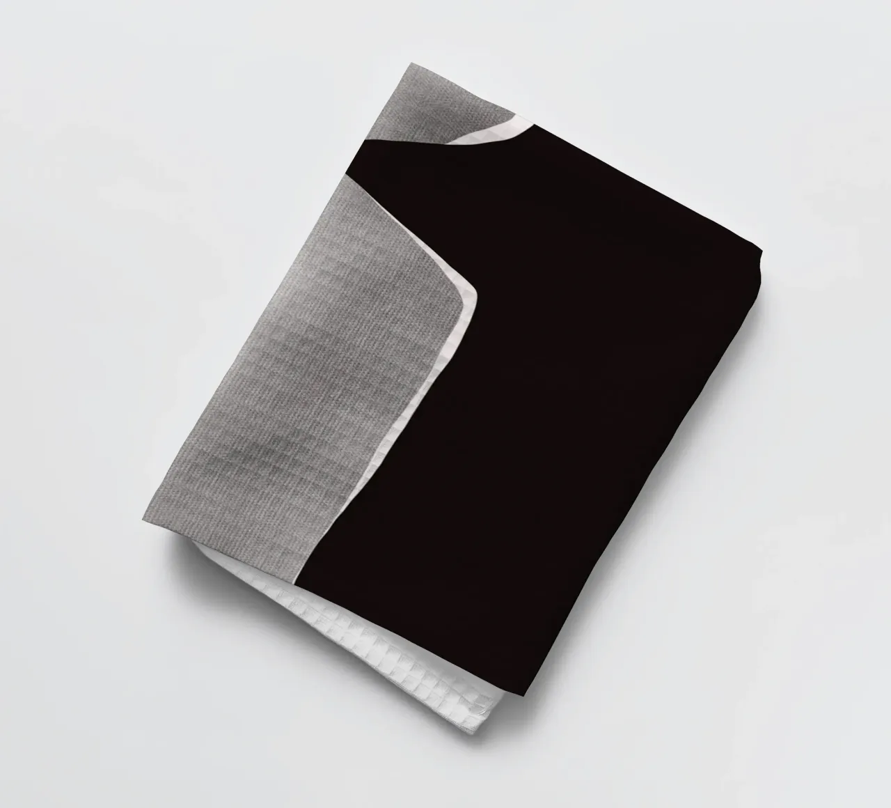 Abstrait noir et audacieux 08 torchon de Little Dean