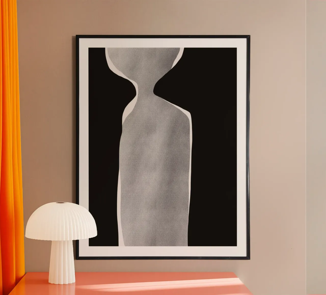 Abstrait noir et audacieux 08 poster de Little Dean