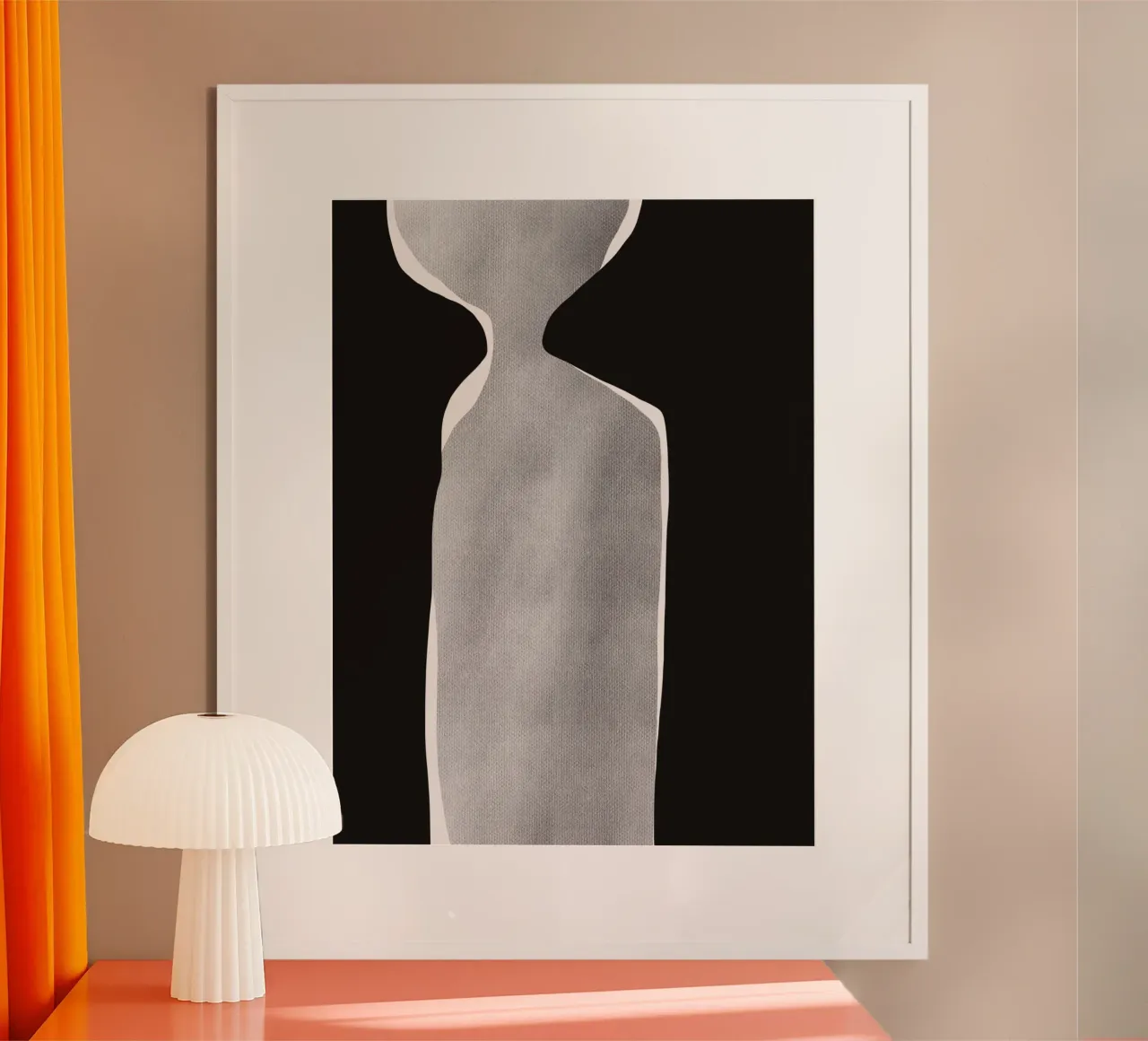 Abstrait noir et audacieux 08 poster de Little Dean