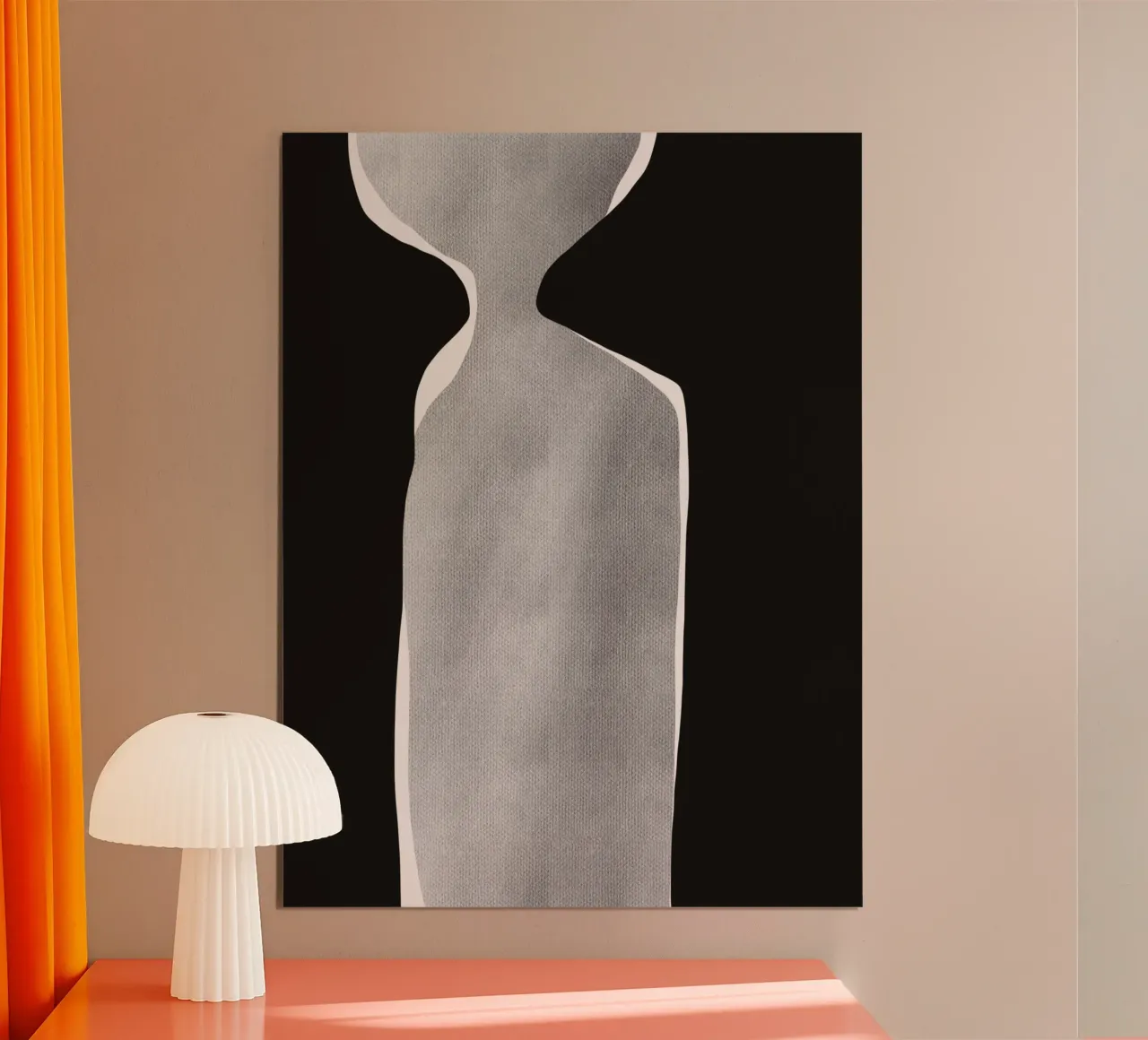 Abstrait noir et audacieux 08 poster de Little Dean