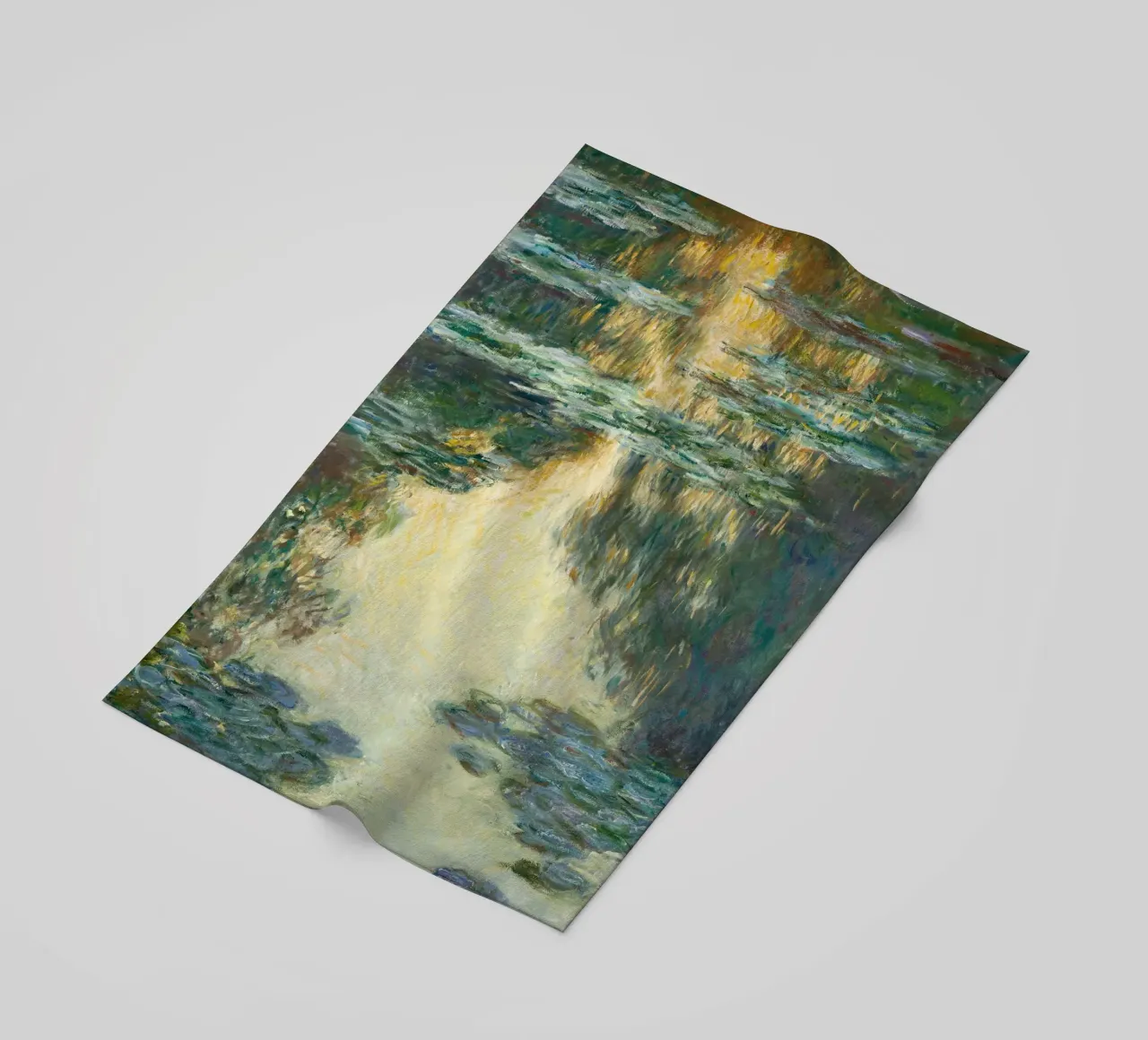 Monet Water Lilies 1907 telo mare da apoloprints