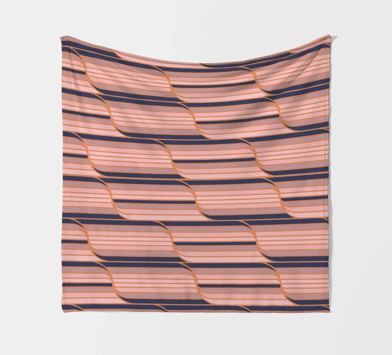 Strisce Geo Navy e Neutro coperta in pile da SilverPegasus