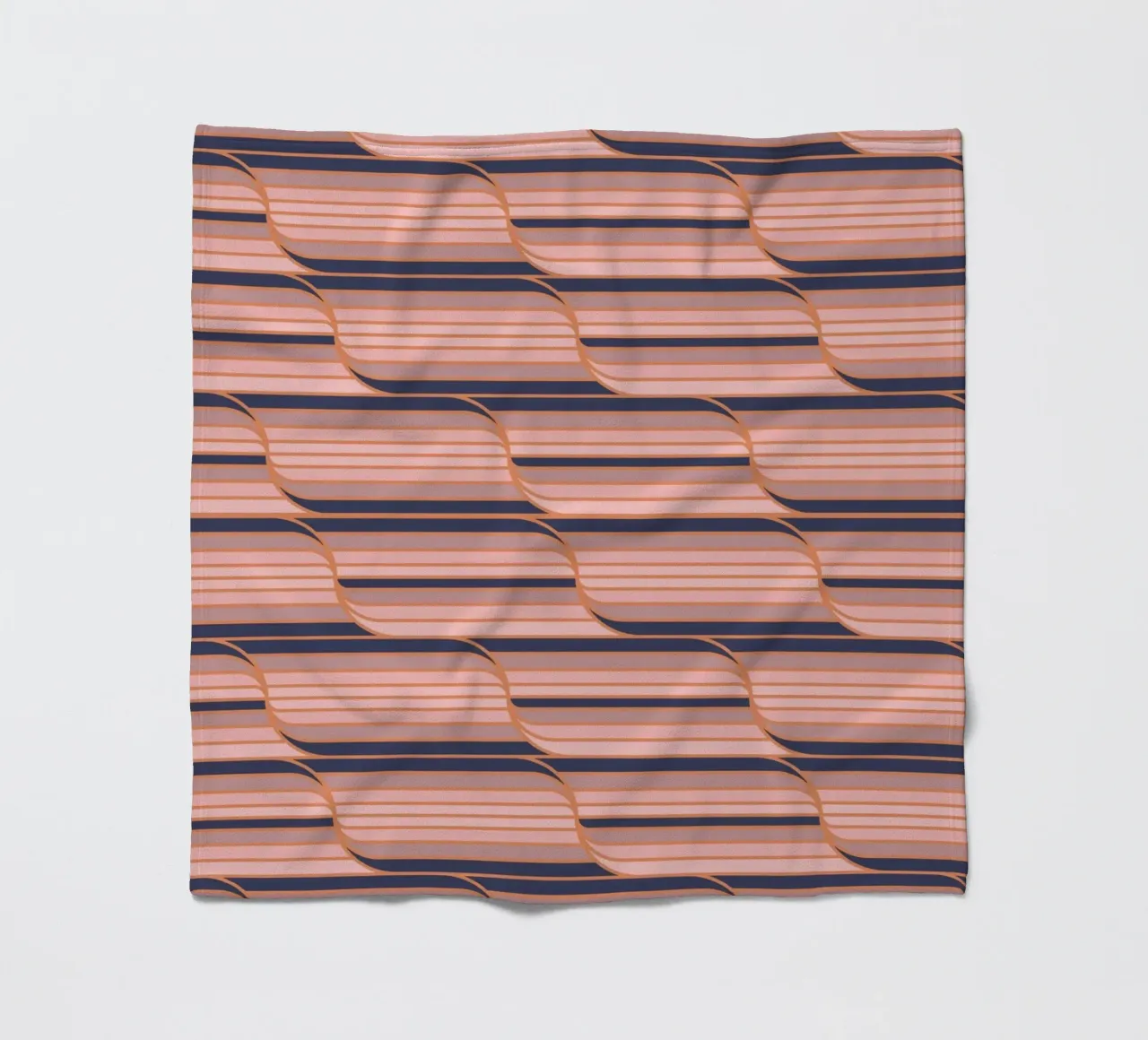 Strisce Geo Navy e Neutro coperta in pile da SilverPegasus