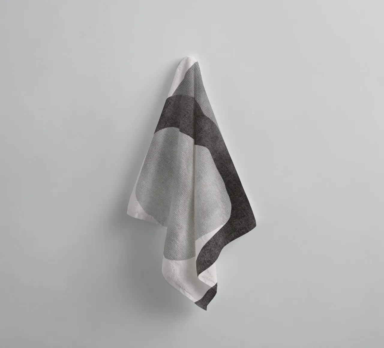 Abstrait noir et audacieux 09 serviette de bain de Little Dean