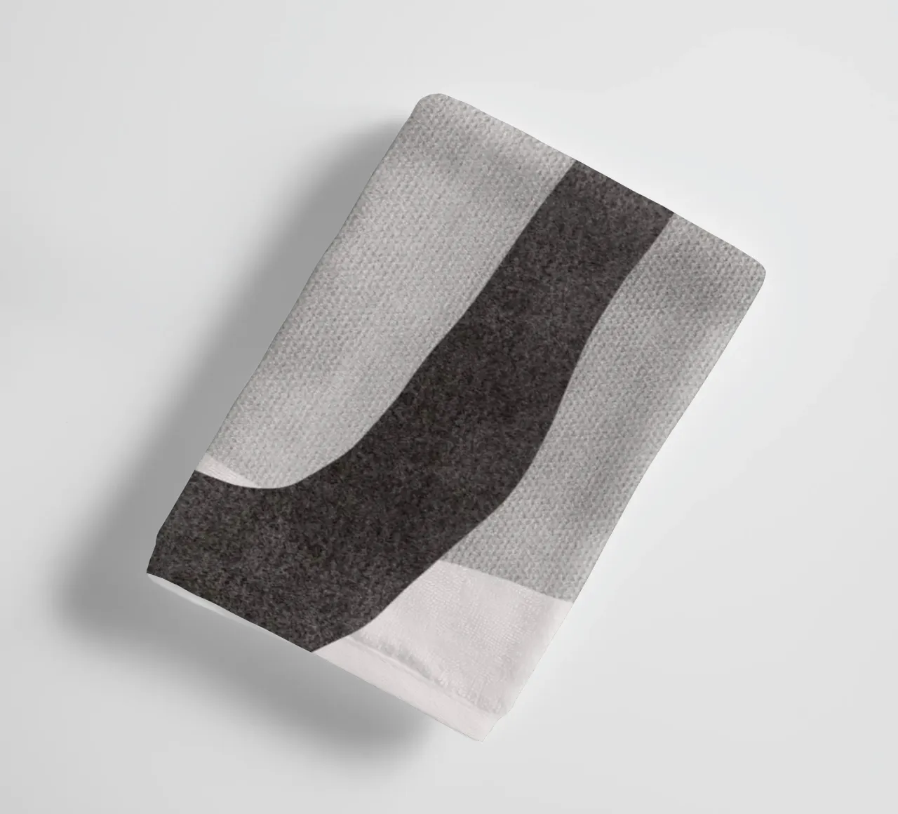 Abstrait noir et audacieux 09 serviette de bain de Little Dean