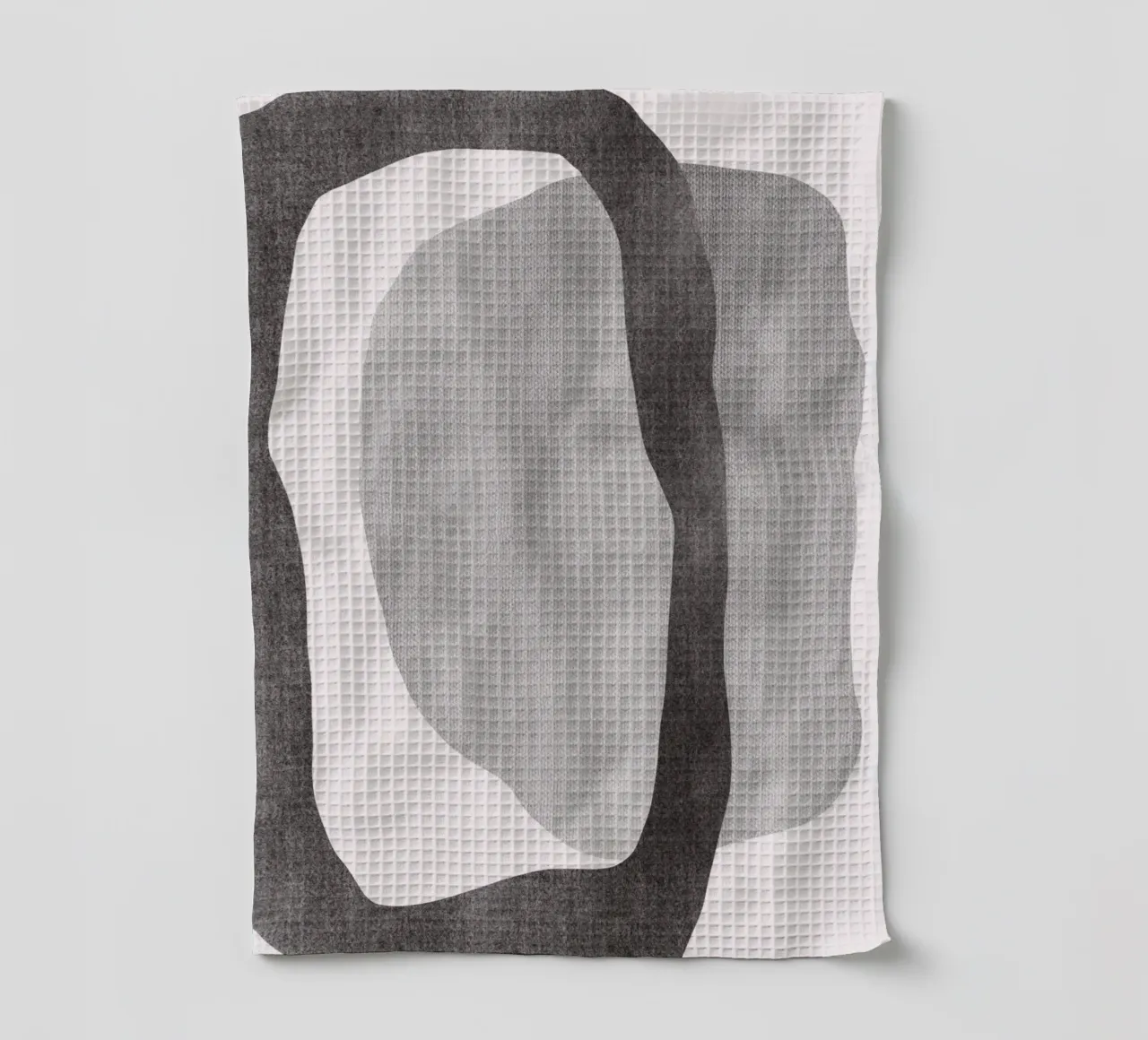 Abstrait noir et audacieux 09 torchon de Little Dean