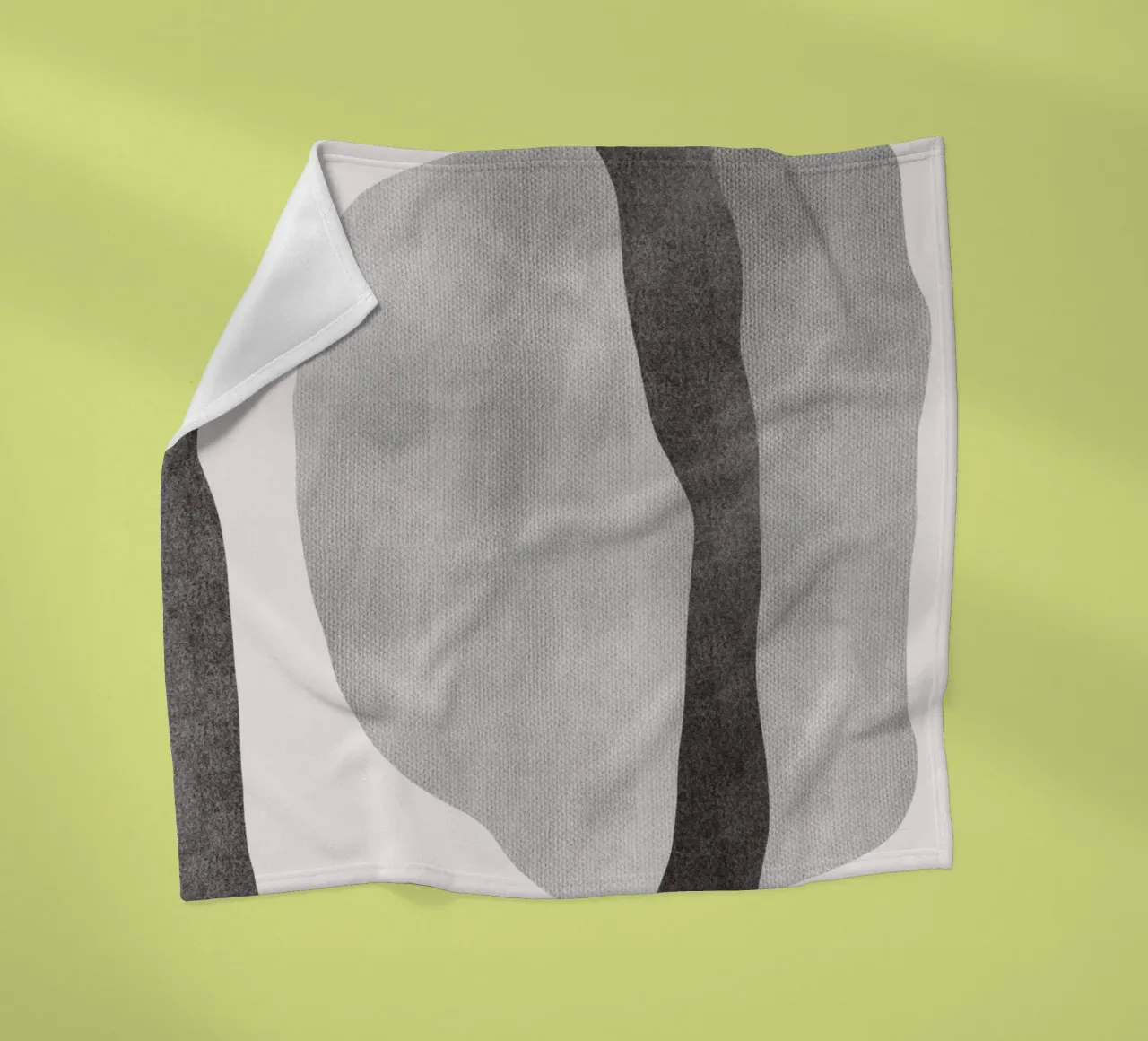 Abstrait noir et audacieux 09 plaid polaire de Little Dean