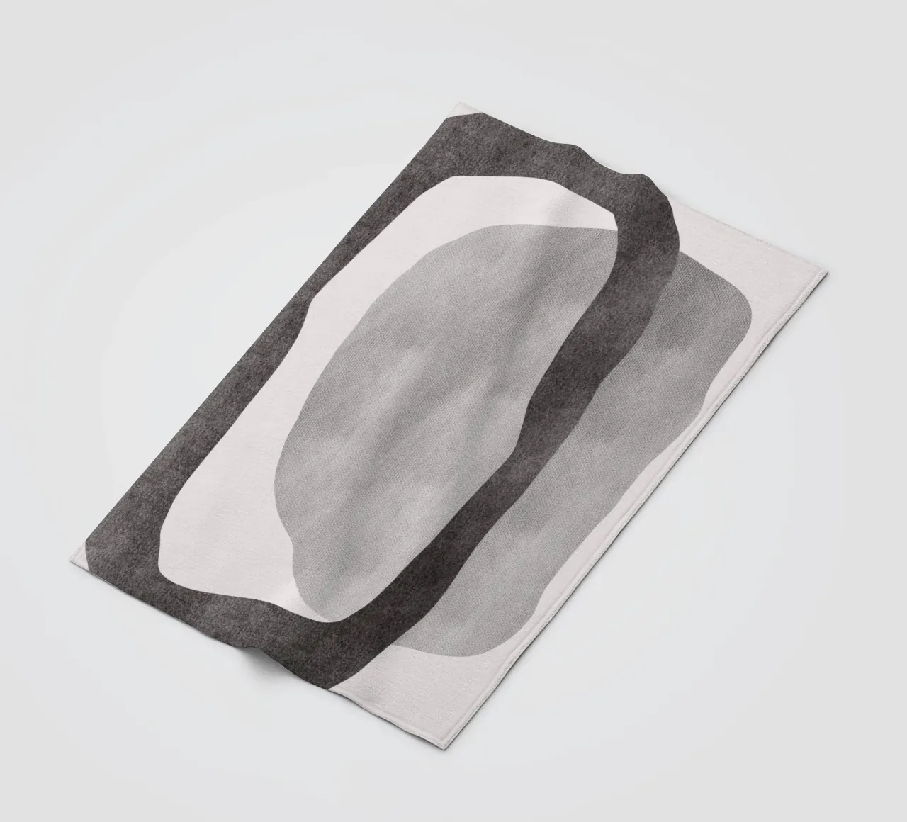 Abstrait noir et audacieux 09 plaid polaire de Little Dean