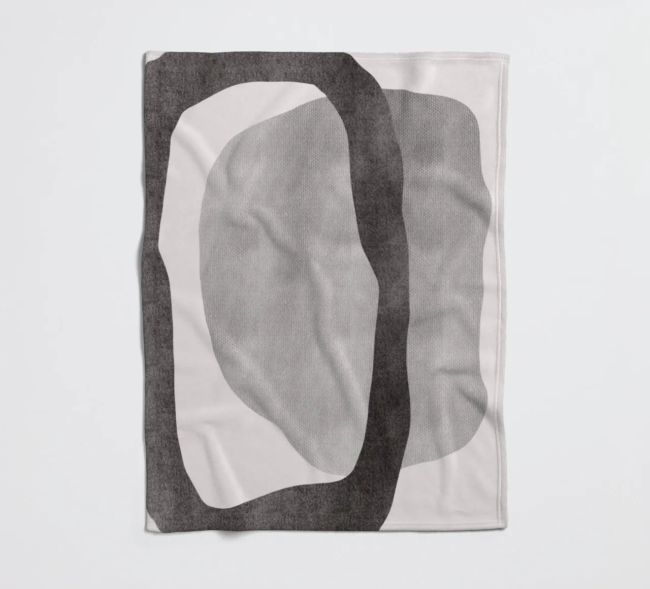 Abstrait noir et audacieux 09 plaid polaire de Little Dean