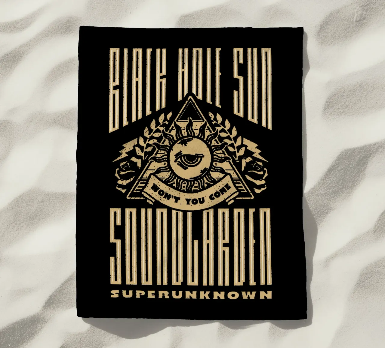 Sole del buco nero, non venire telo mare da Gunawan Rb
