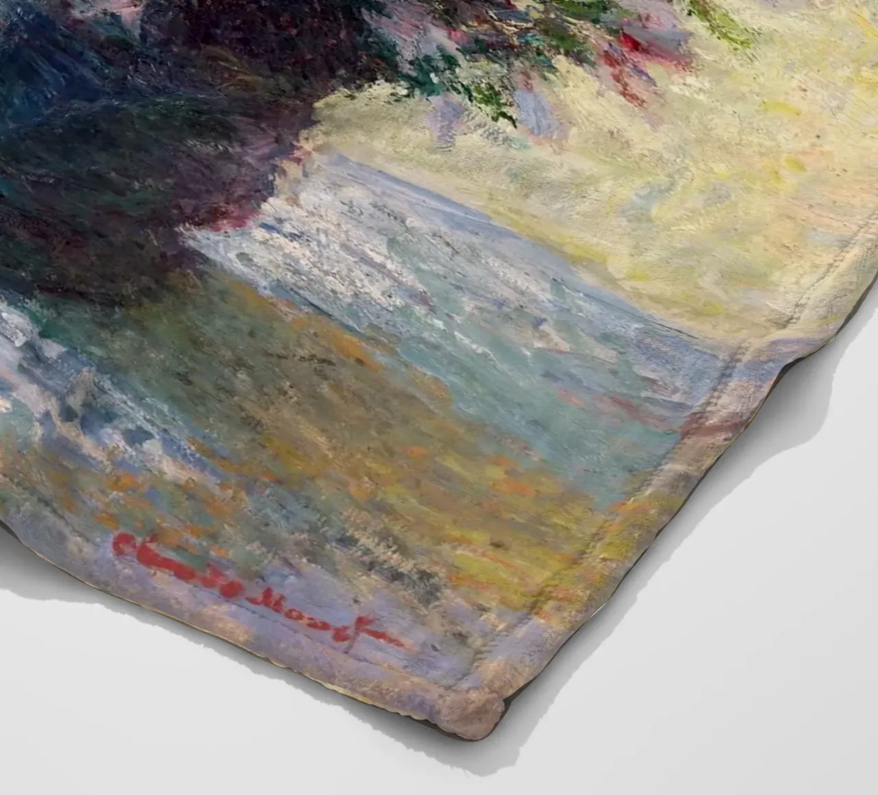 Monet - Vase of Flowers 1881 coperta in pile da apoloprints