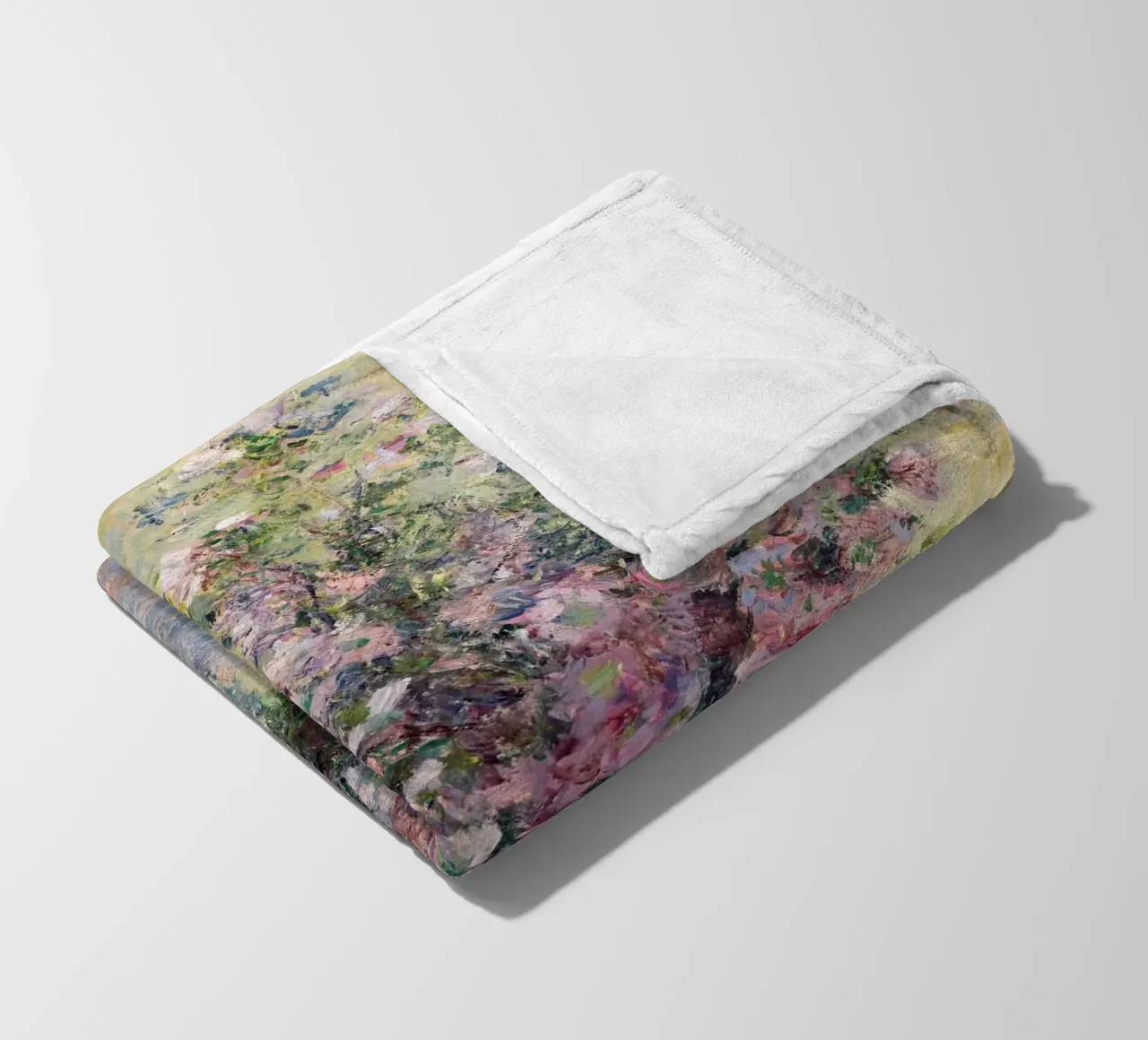 Monet - Vase of Flowers 1881 coperta in pile da apoloprints