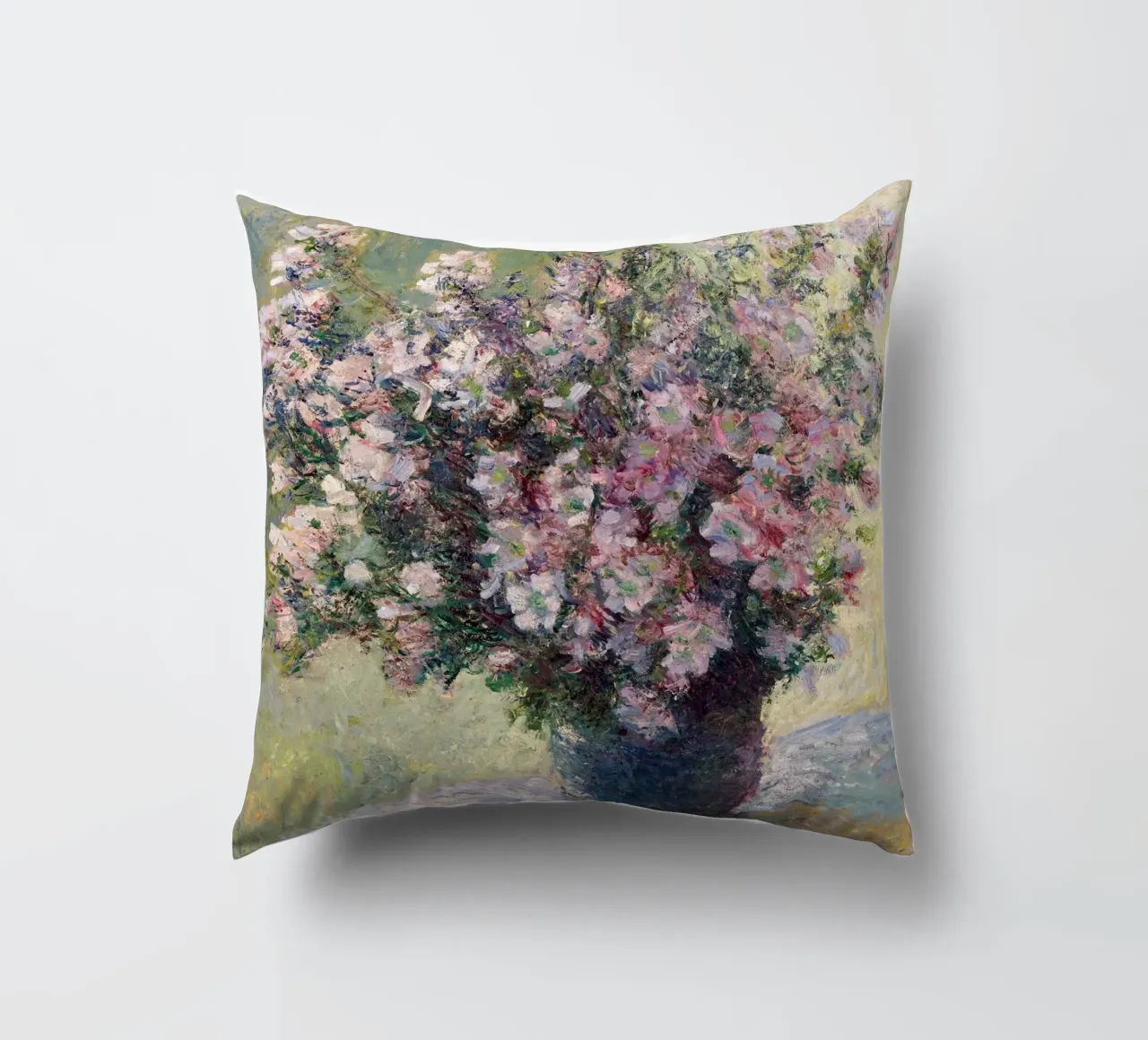Monet - Vase of Flowers 1881 cuscino da apoloprints