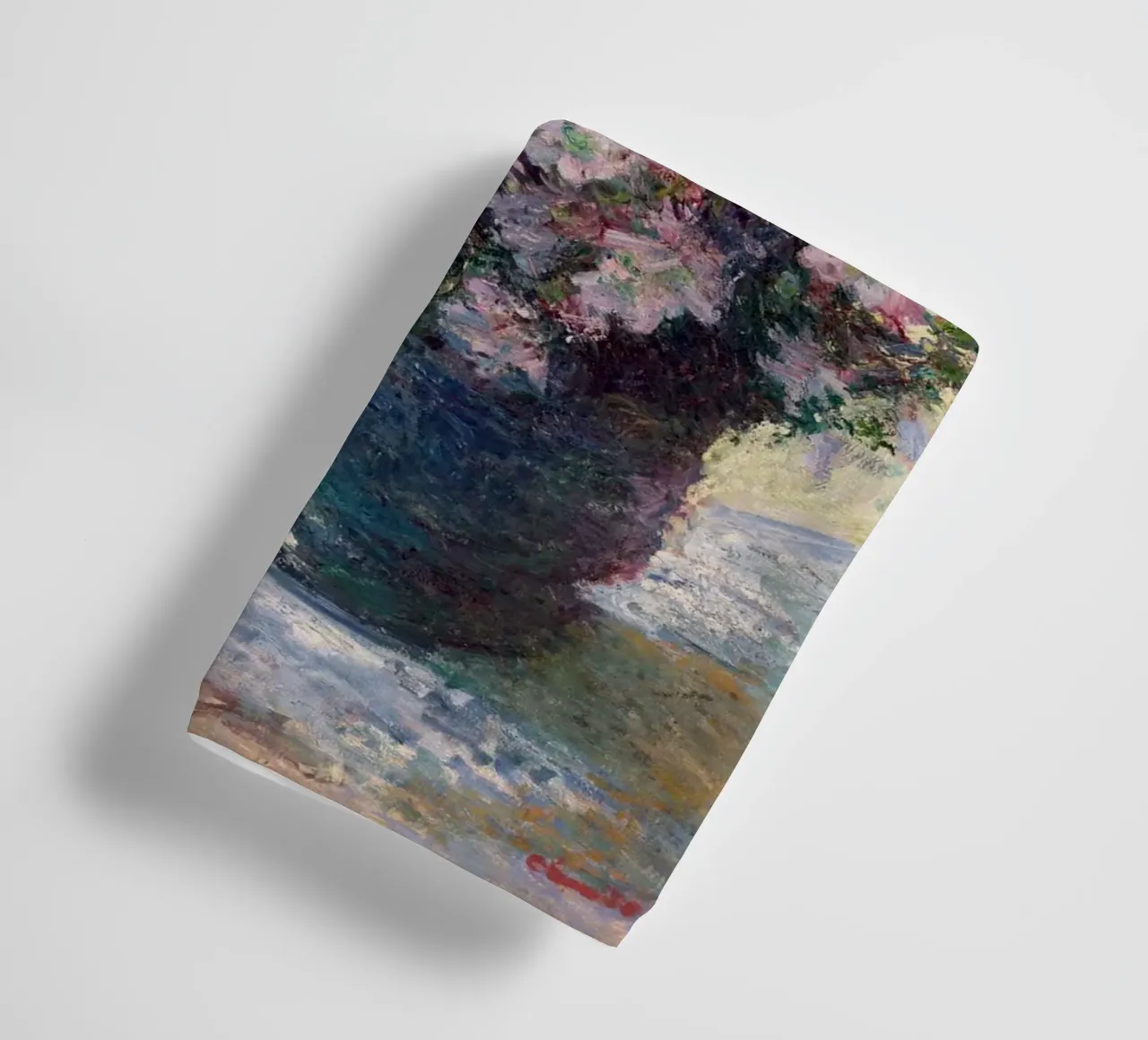 Monet - Vase of Flowers 1881 towel by apoloprints