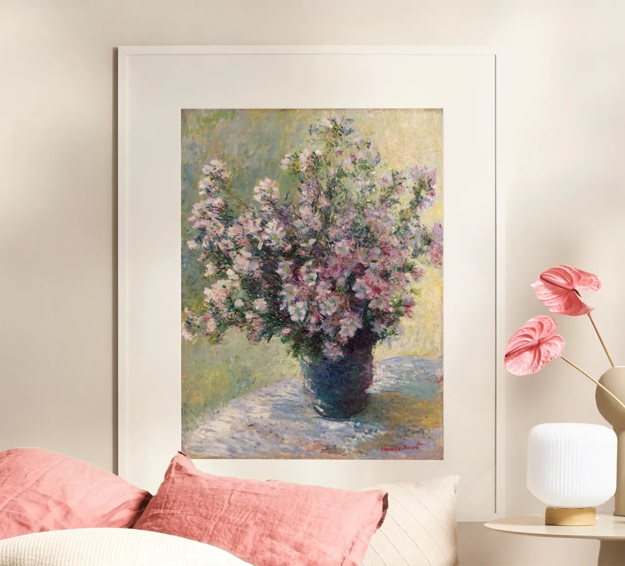 Monet - Vase of Flowers 1881 poster da apoloprints
