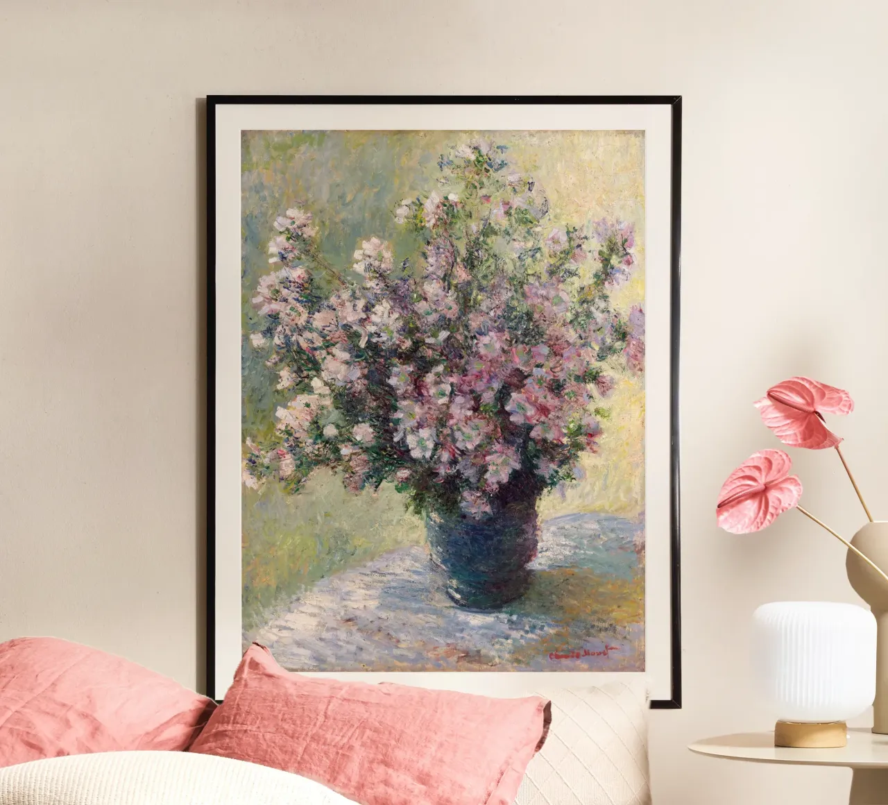 Monet - Vase of Flowers 1881 poster da apoloprints