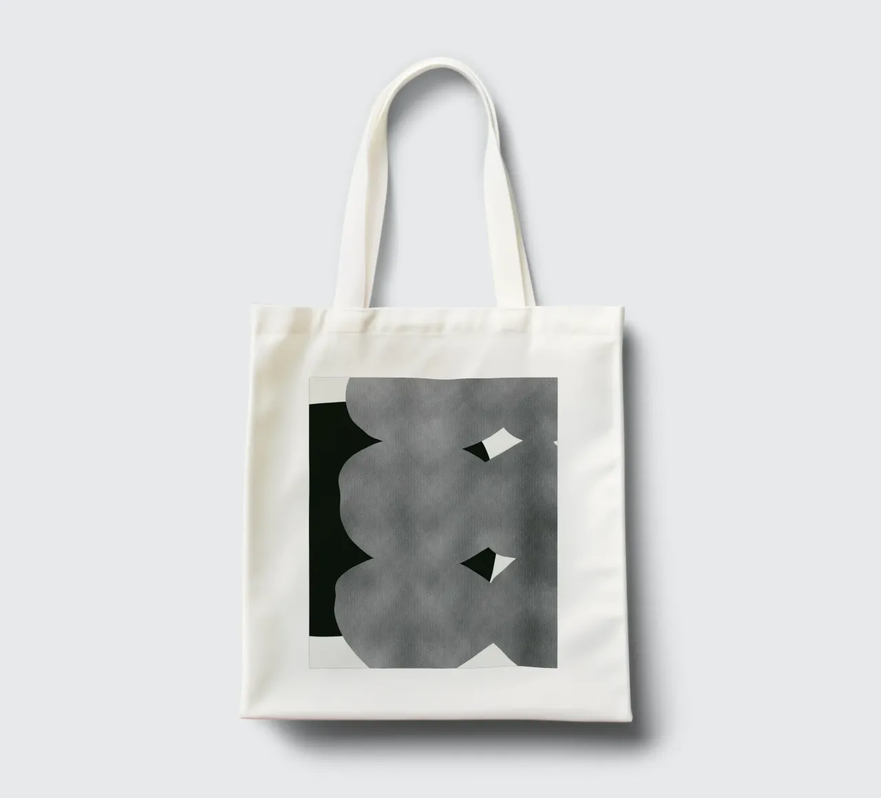 Nero astratto in grassetto 10 borsa in juta da Little Dean