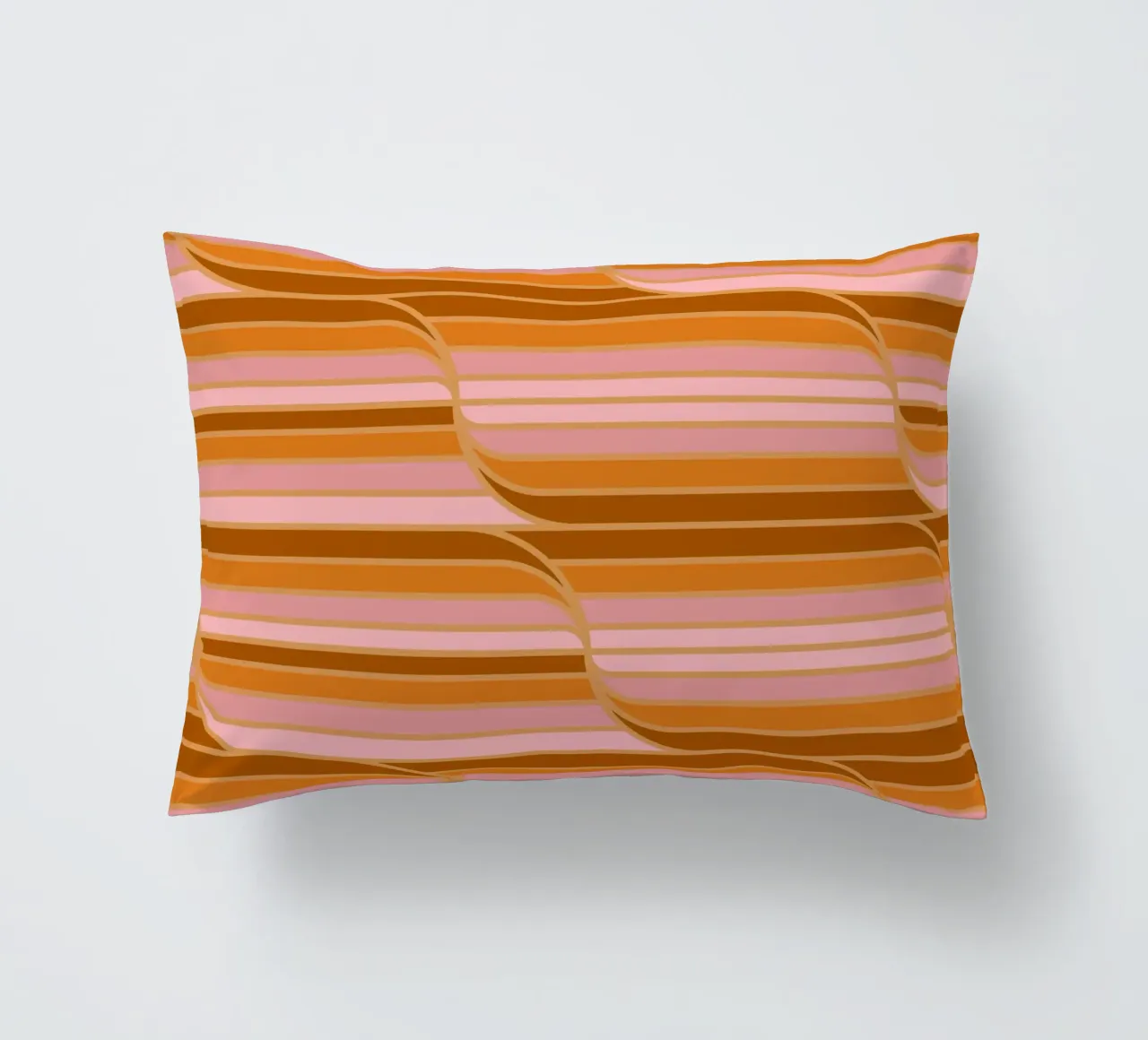 Geo Stripes Butterscotch cuscino da SilverPegasus