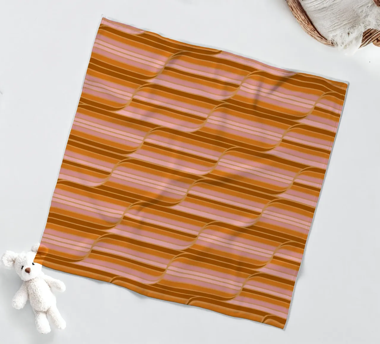 Geo Stripes Butterscotch coperta in pile da SilverPegasus