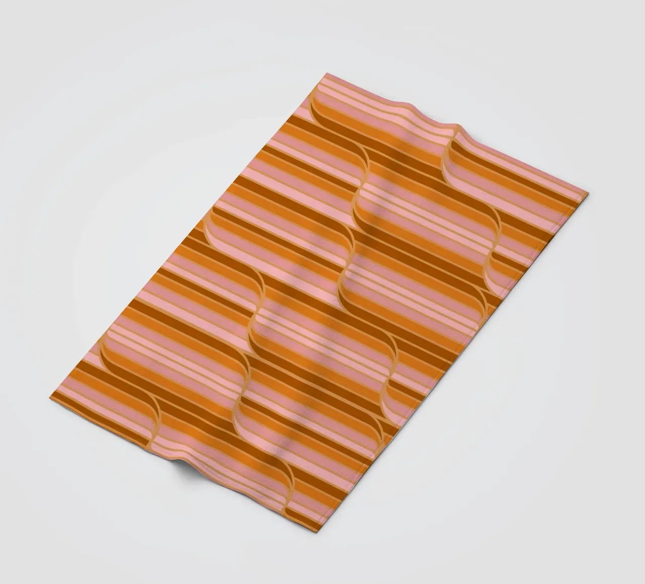 Geo Stripes Butterscotch coperta in pile da SilverPegasus