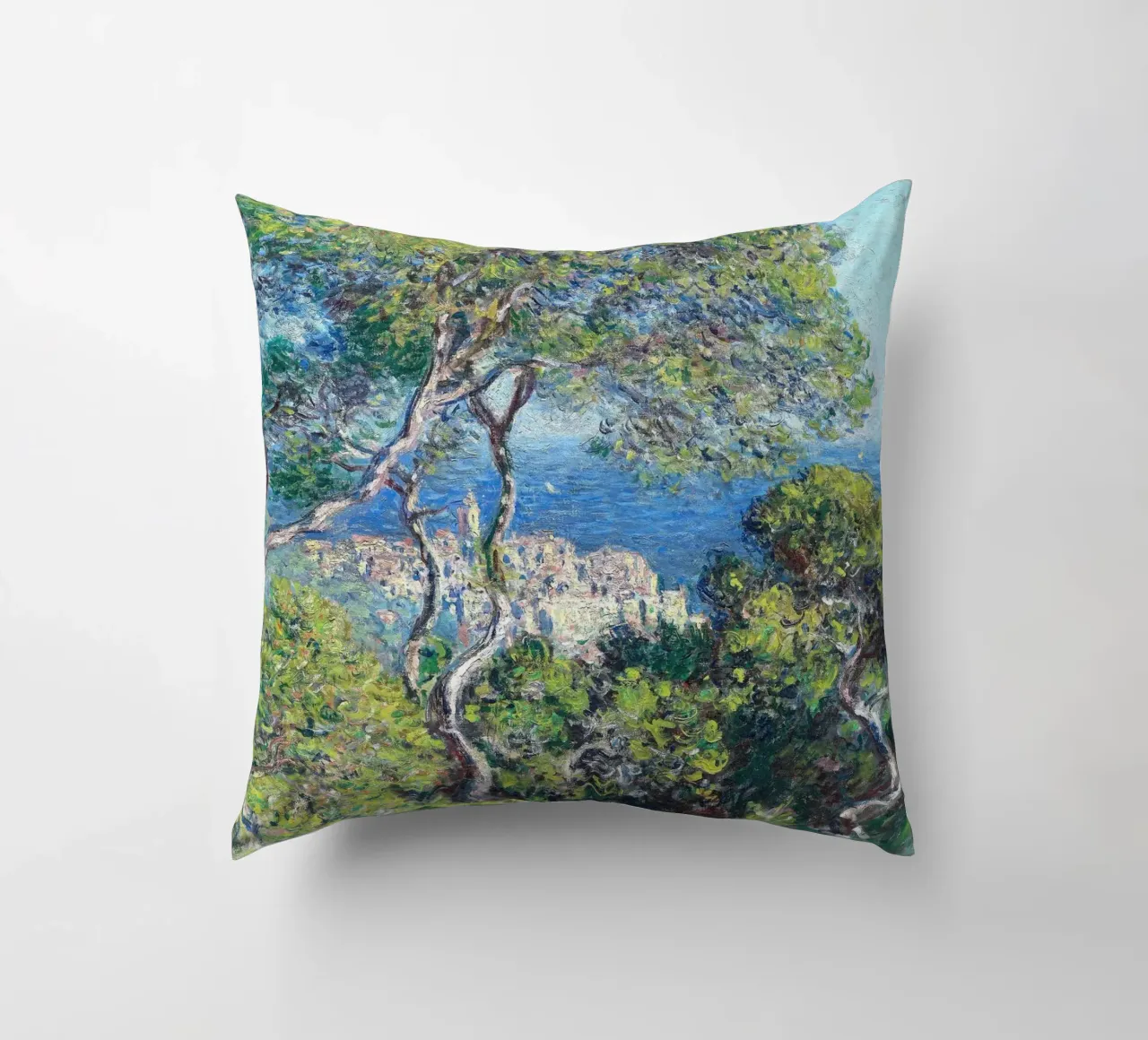 Bordighera Claude Monet 1884 cuscino da apoloprints
