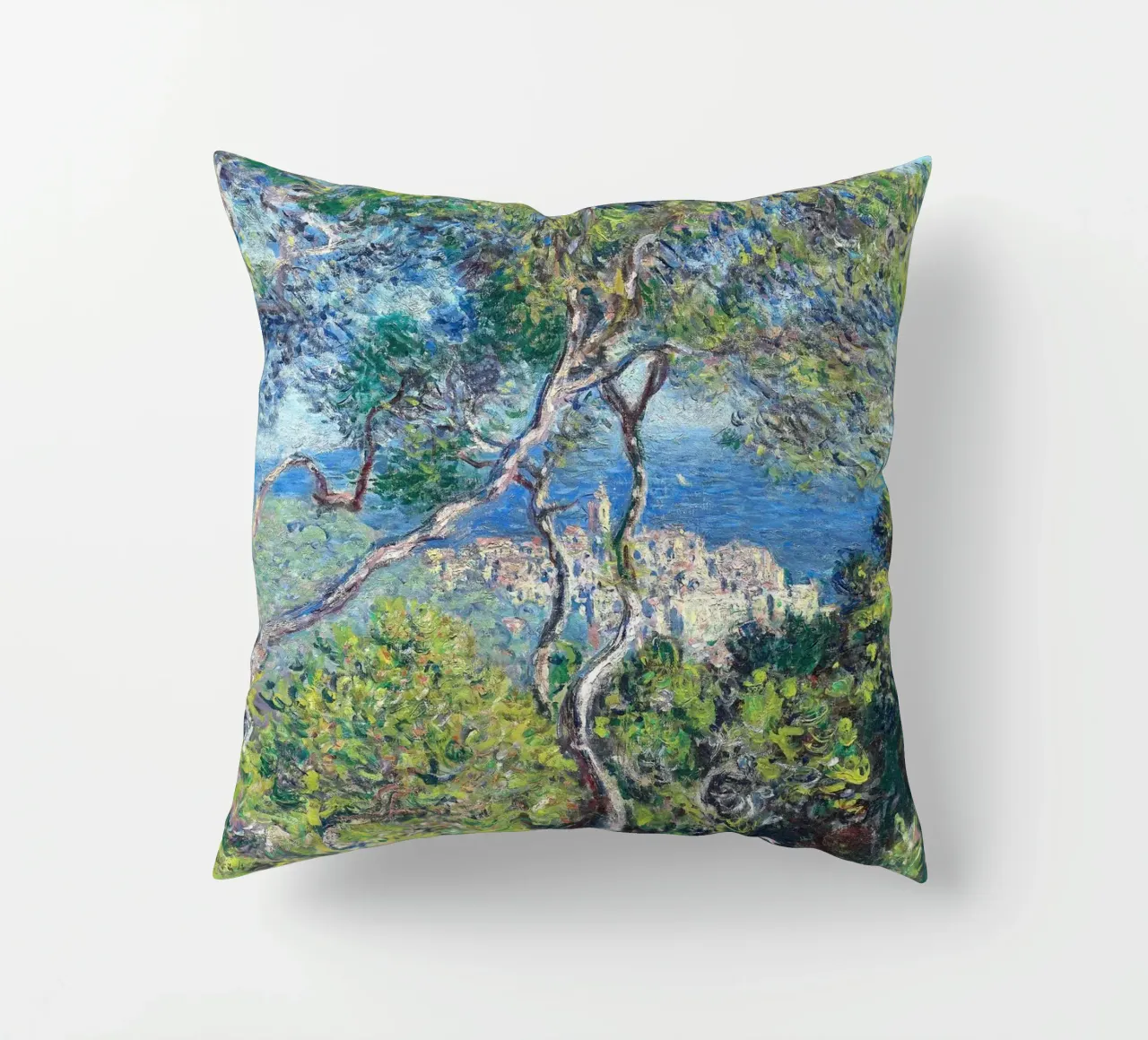 Bordighera Claude Monet 1884 cuscino da apoloprints