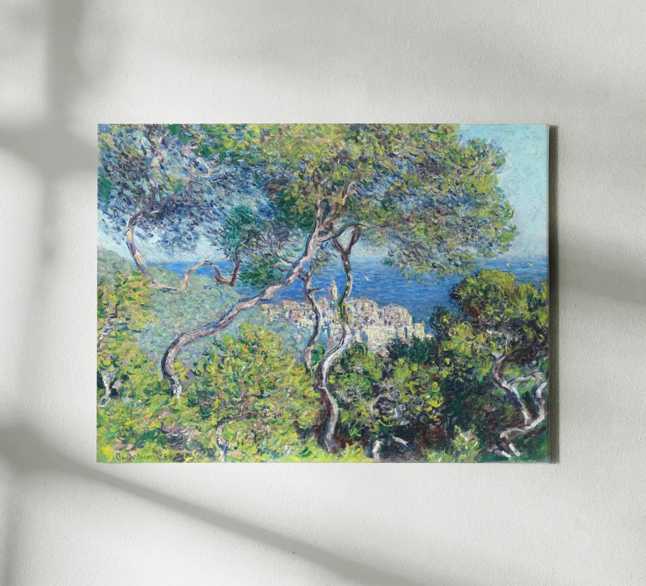 Bordighera Claude Monet 1884 canvas by apoloprints