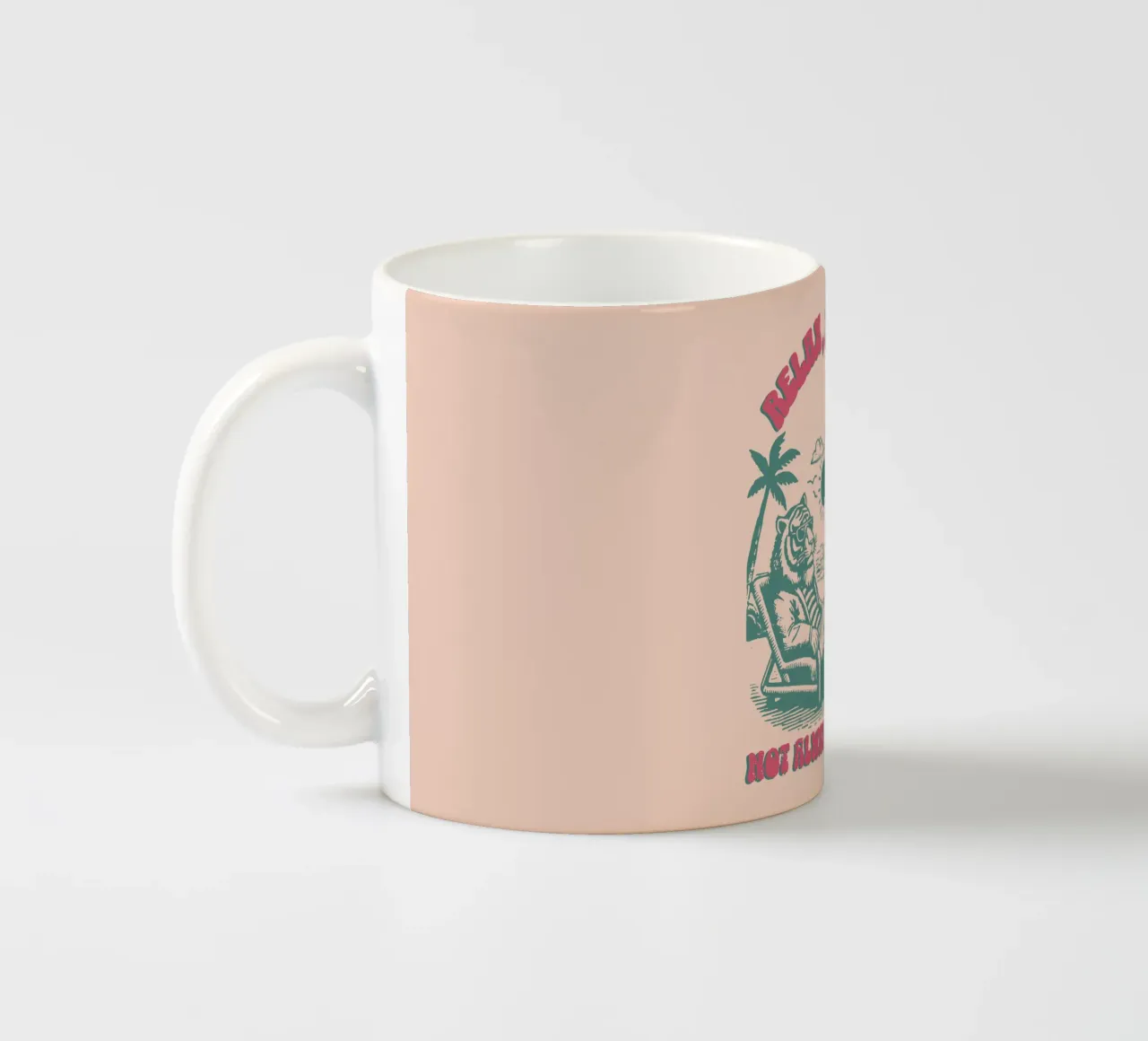 Entspannen Sie sich Wir sind nicht immer wild Keramik Tasse von Gunawan Rb