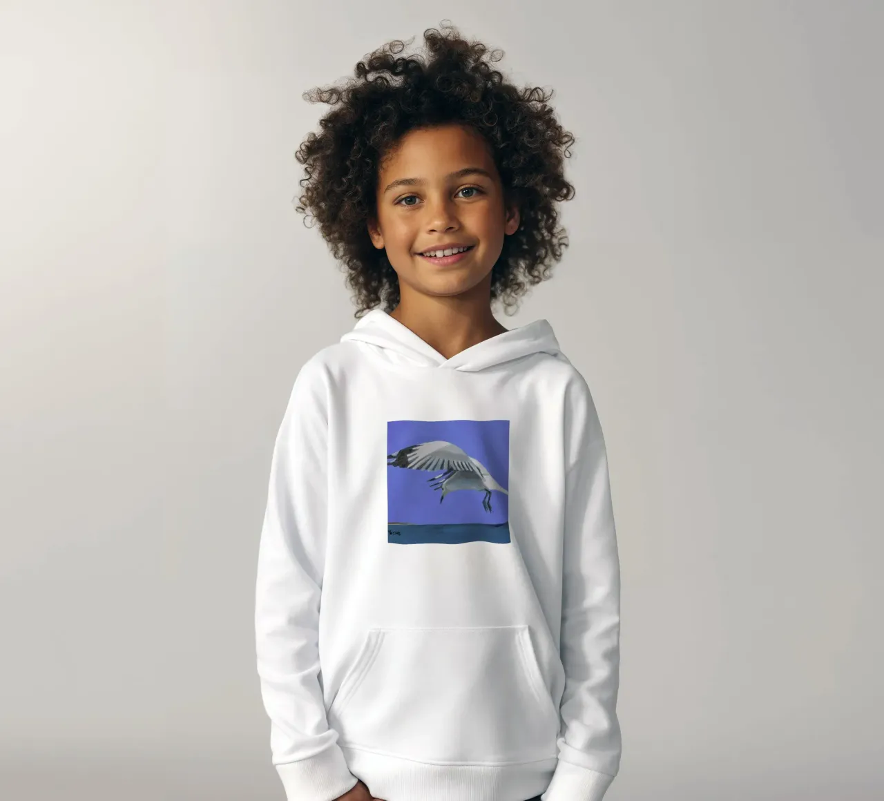 Freedom Over Robben Island II kids hoodie by Miche Watkins