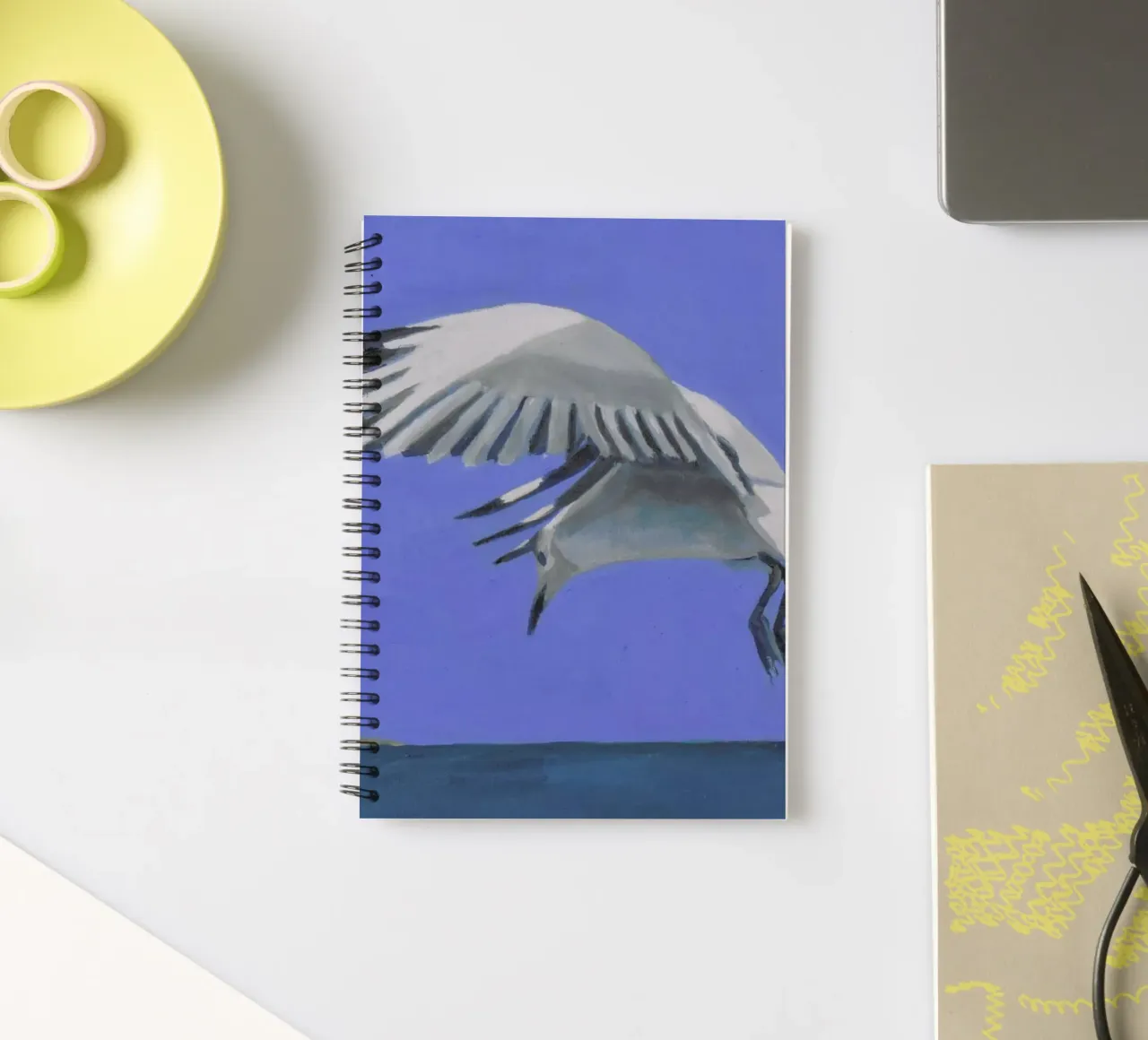 Freedom Over Robben Island II spiral notebook by Miche Watkins