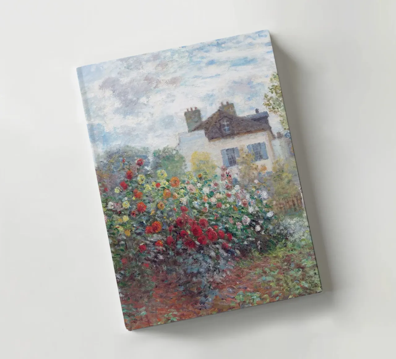 Monet - The Artist's Garden in Argenteuil notebook by apoloprints