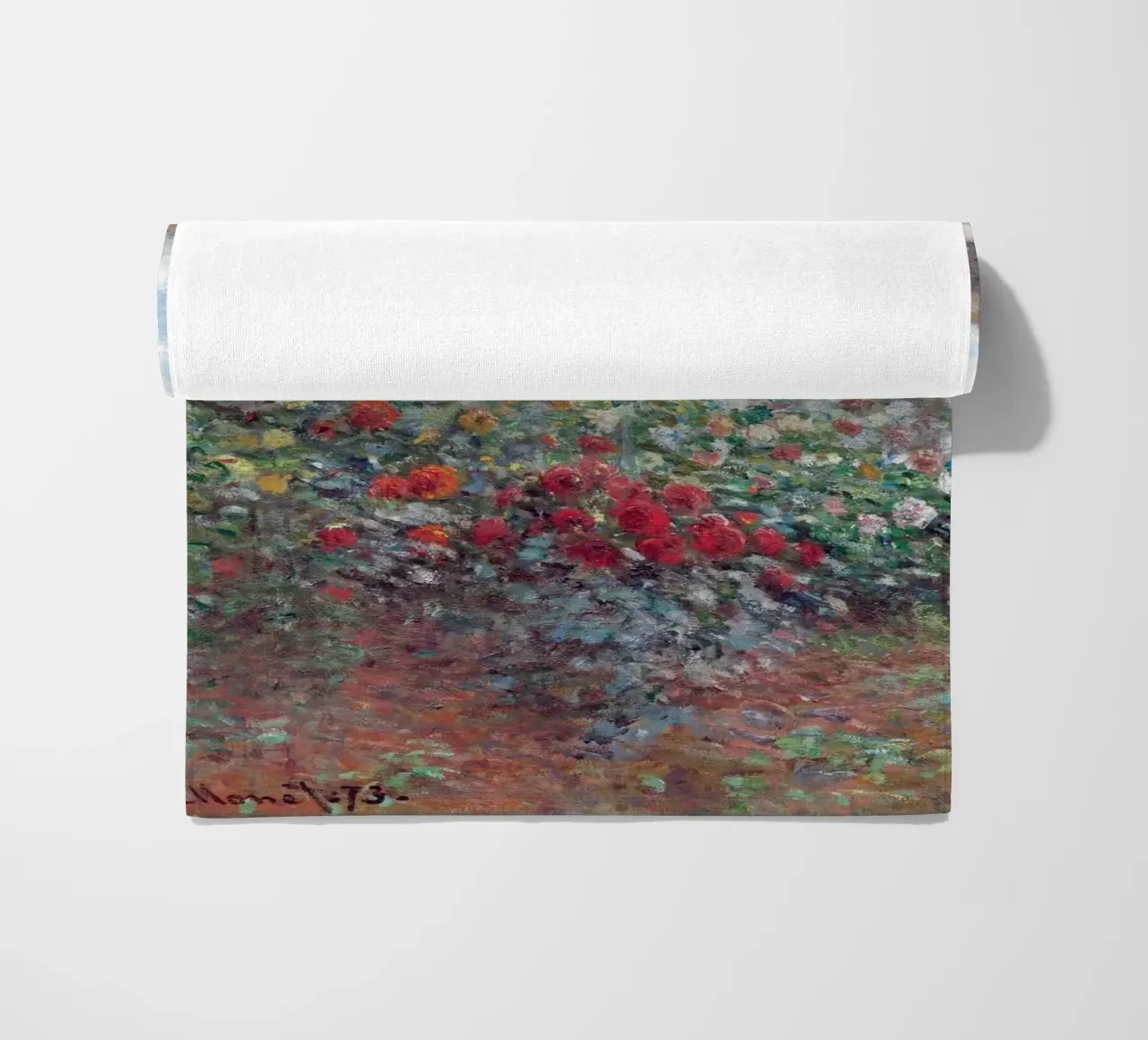 Monet - The Artist's Garden in Argenteuil telo mare da apoloprints