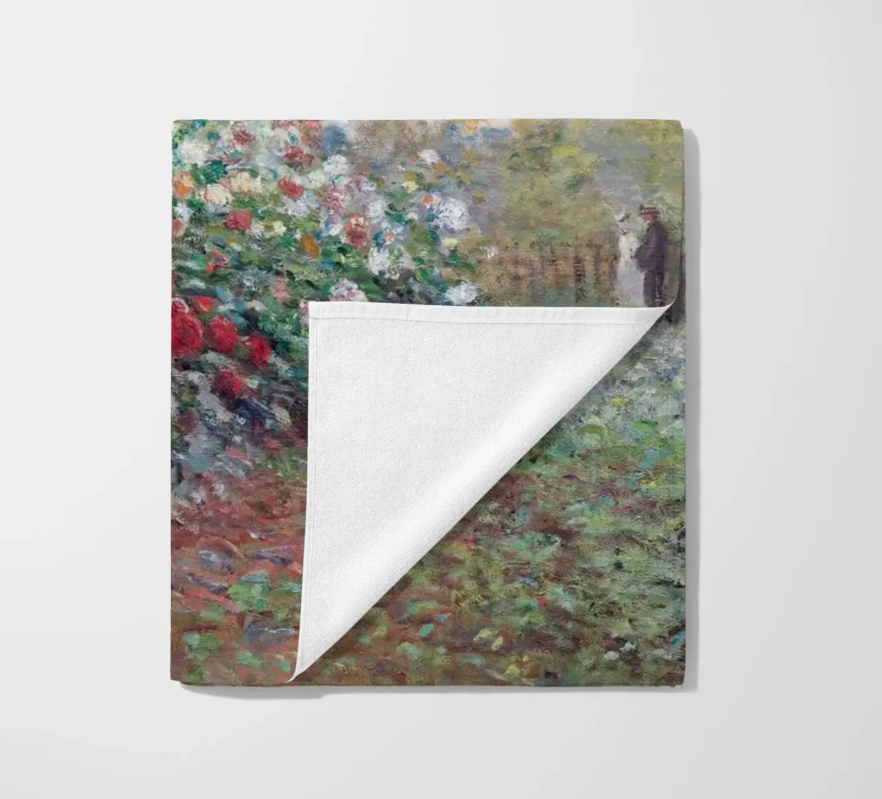 Monet - The Artist's Garden in Argenteuil telo mare da apoloprints