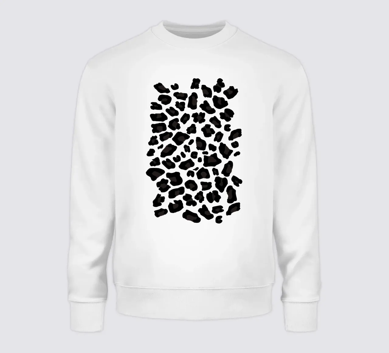 Leopard Print 2.0 Black sweatshirt van SilverPegasus