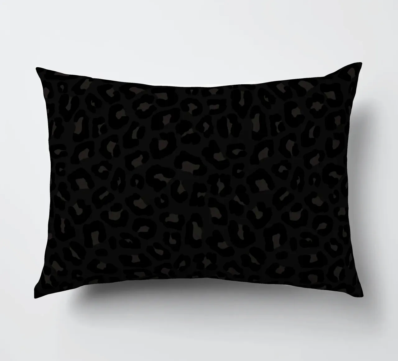 Leopard Print 2.0 Black cuscino da SilverPegasus