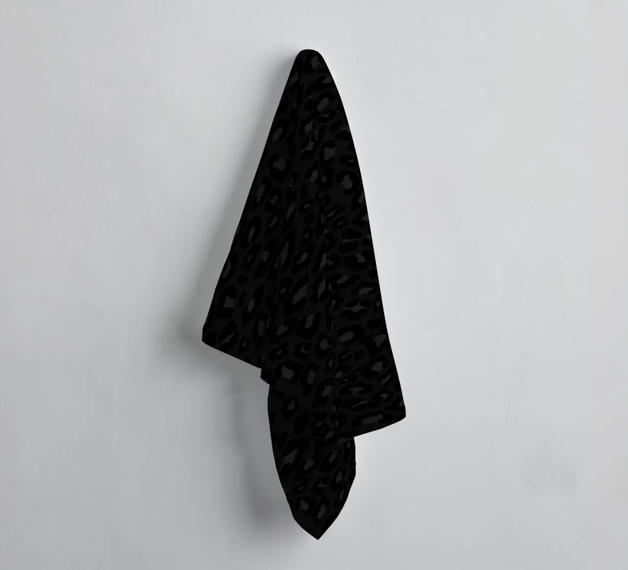 Leopard Print 2.0 Black asciugamano da bagno da SilverPegasus