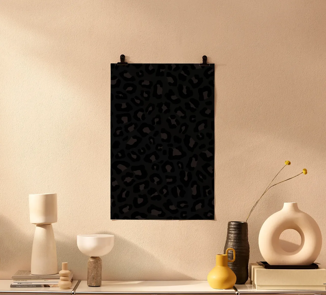 Leopard Print 2.0 Black carta hahnemühle da SilverPegasus