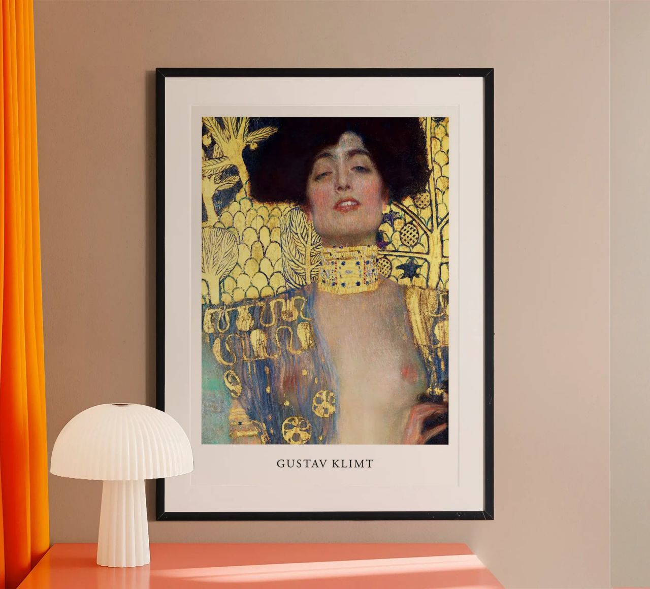 Holofernes by Gustav Klimt Poster von Super Art
