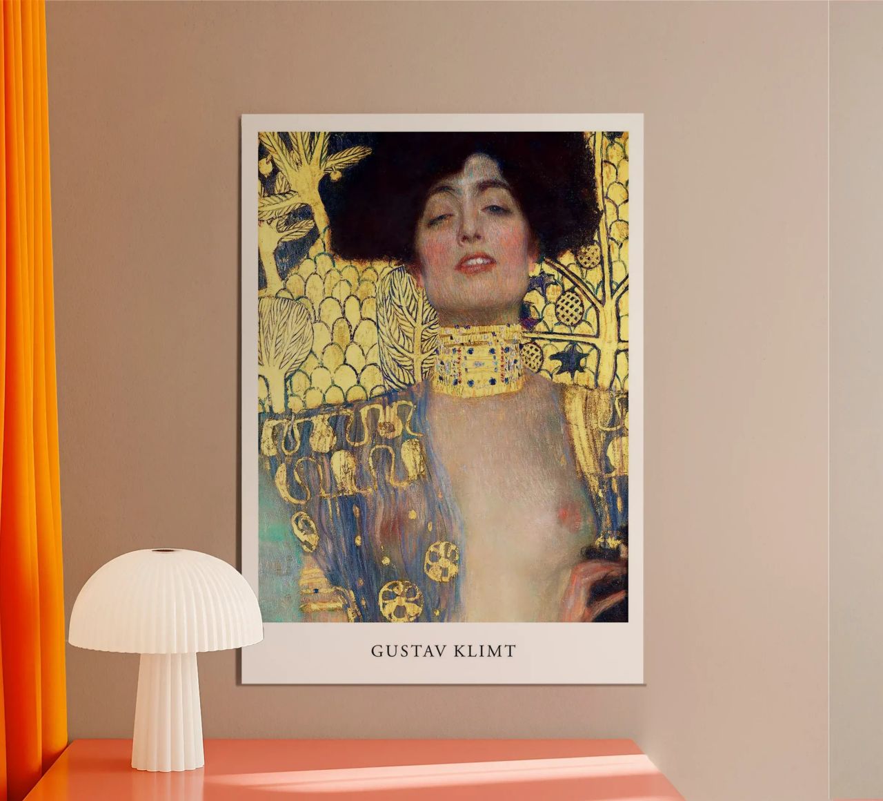 Holofernes by Gustav Klimt Poster von Super Art