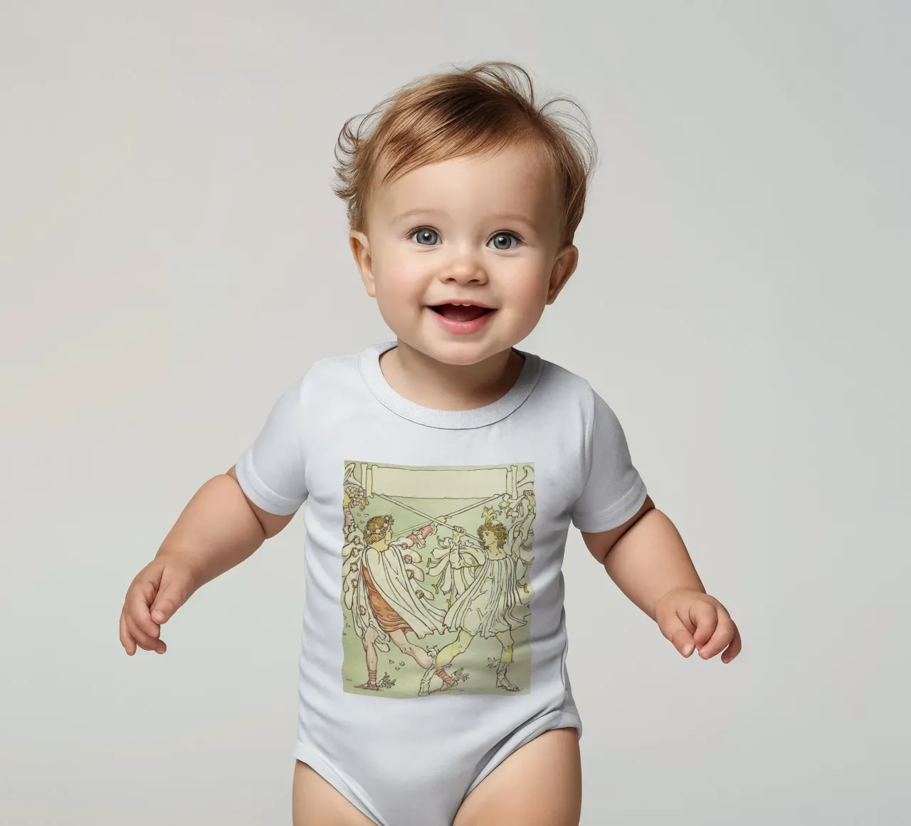 capi fluenti doppi body neonato maniche corte da NEW LIFE
