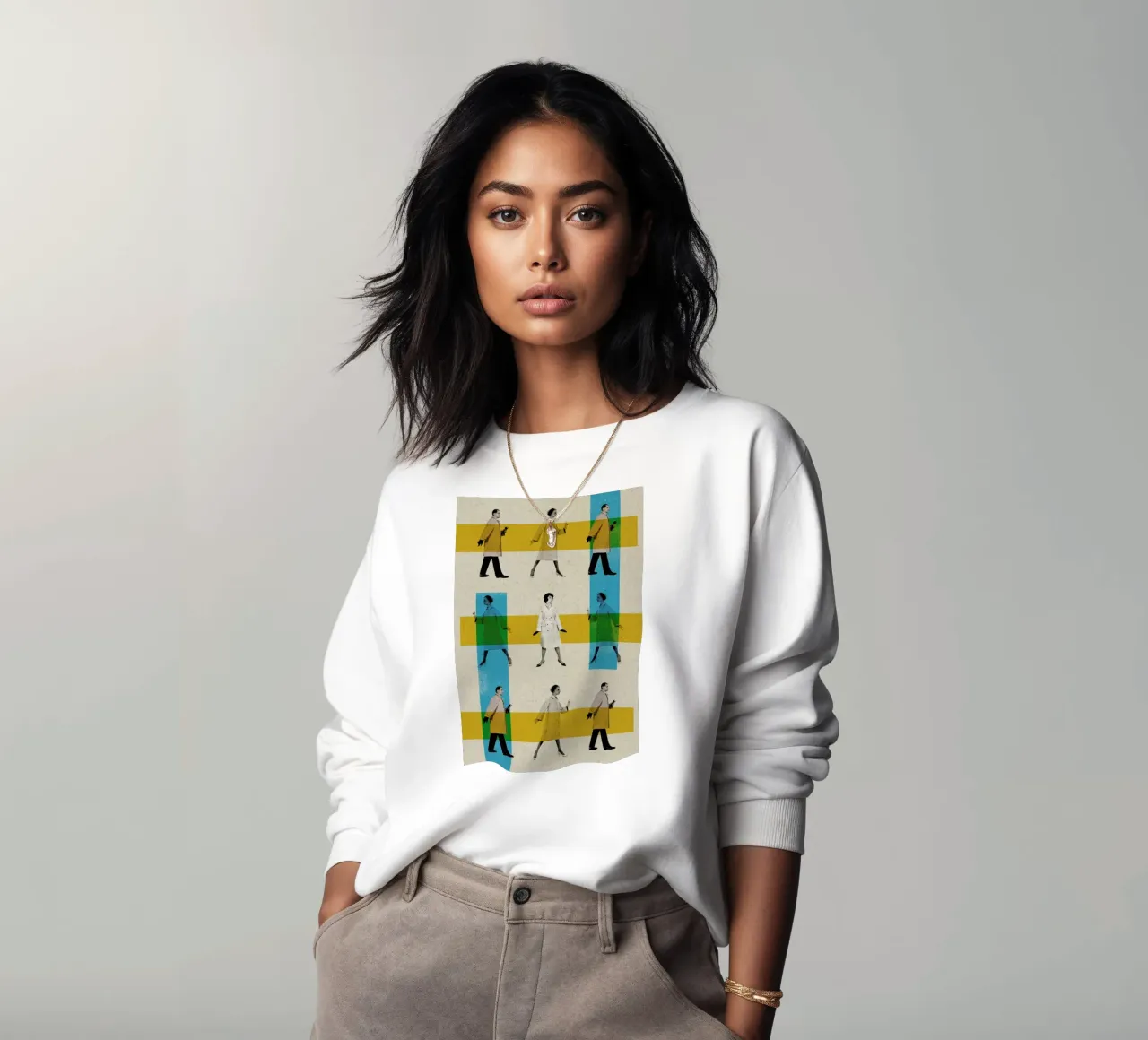 walk the walk sweatshirt van Sammy Slabbinck
