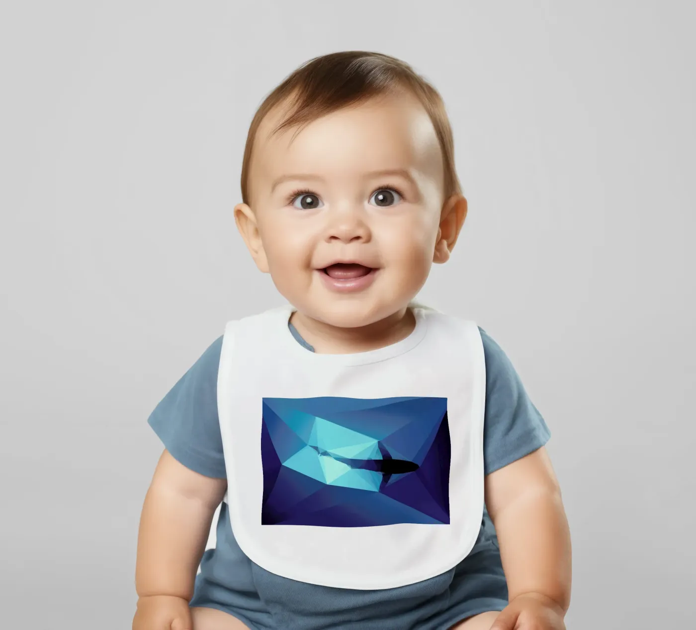 Shark 2 baby slabbetje van Three Of The Possessed