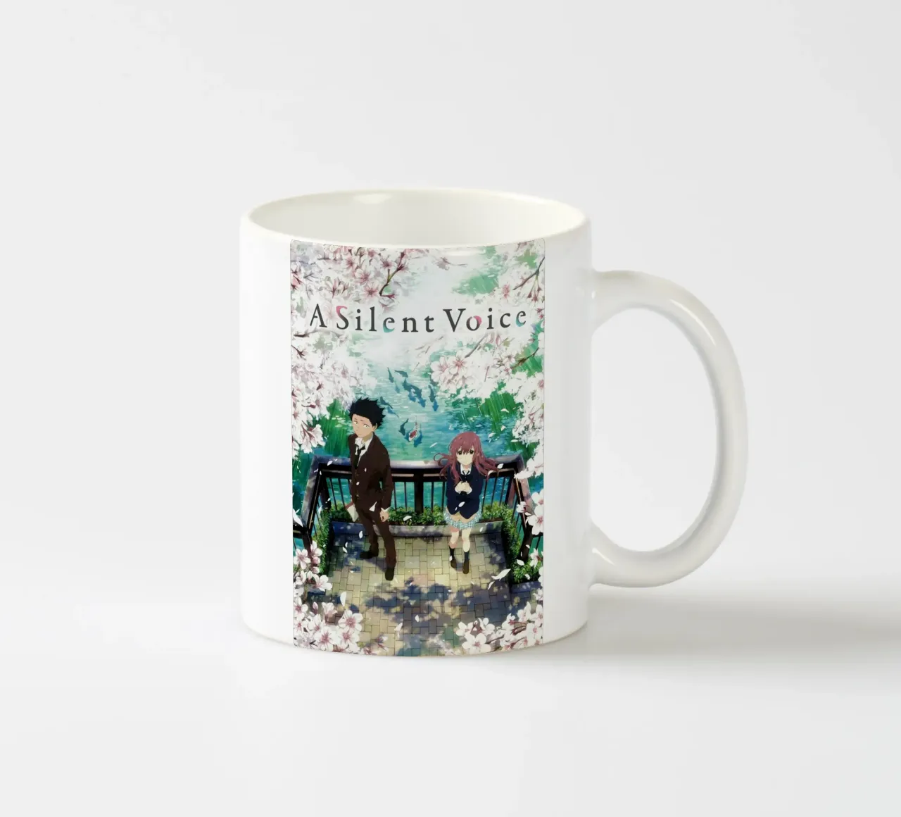 Une voix silencieuse mug en céramique de Waylons Studio