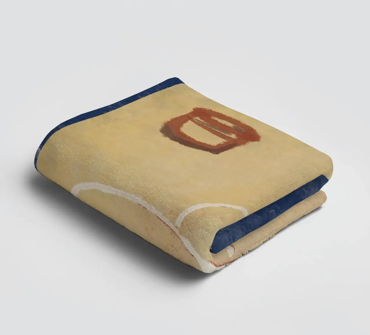 Stilleven in aardetinten badhanddoek van Little Dean