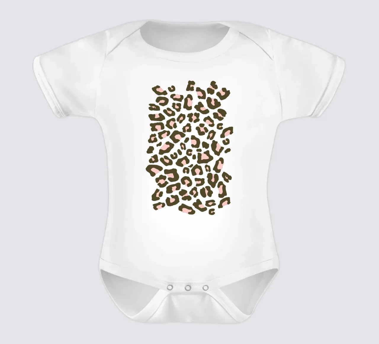Leopard Print 2.0 Vert olive body bébé de SilverPegasus