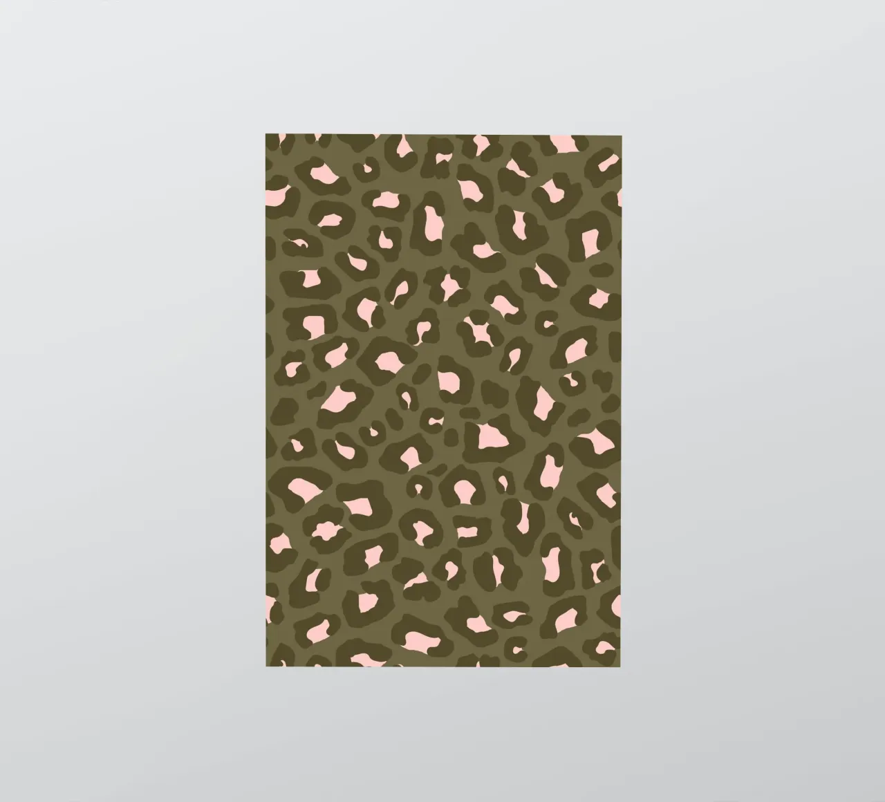 Leopard Print 2.0 Vert olive autocollant de SilverPegasus