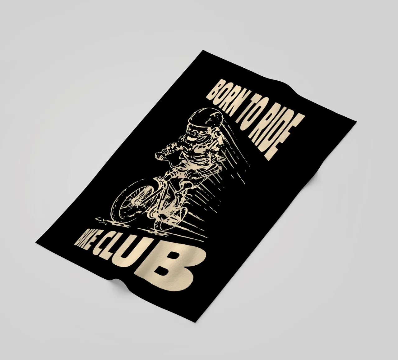 Born to Ride beach towel by Gunawan Rb