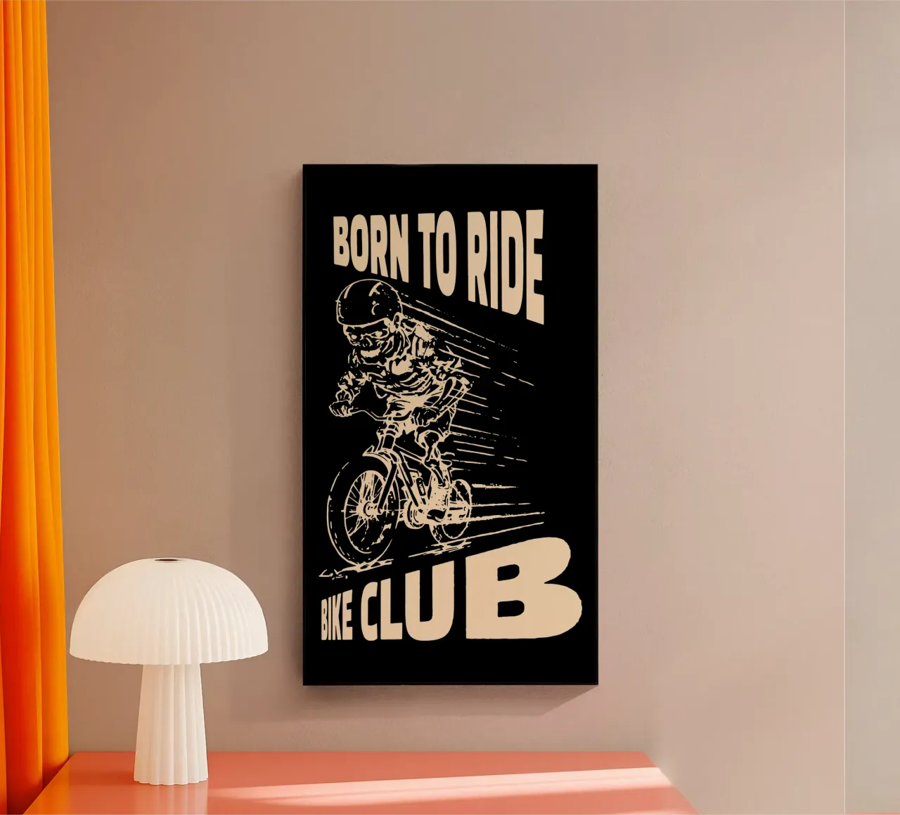 Born to Ride acrylic glass by Gunawan Rb